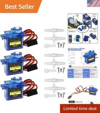 High Torque SG90 9G Micro Servo Motor - Essential for Robotics  RC Vehicles