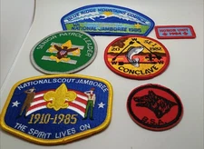Miscellanous Lot of  Patch Conclave WOLF Blue RIDEGE BSA Boy Scout Patches