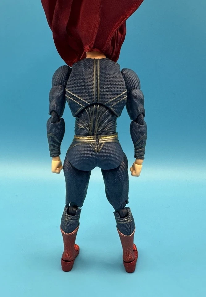 Mafex Justice League Супермен Подлинный Неполный См. Фото - Изображение 4 из 4