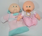 Cabbage Patch Dolls Bean Butt Babies Baby Coleco Paci 1980s green eyes BBB
