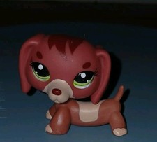 Modellino cane Littlest Pet Shop #3601 bassotto marrone chiaro 2006 