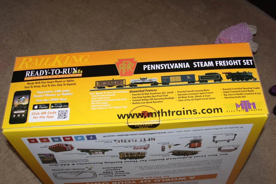 Rail King by MTH complete train set New in original box & shipping box sealed - Image 2 of 4