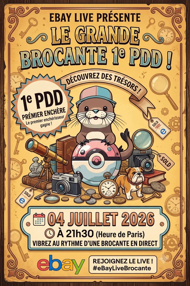 live brocante de la loutre