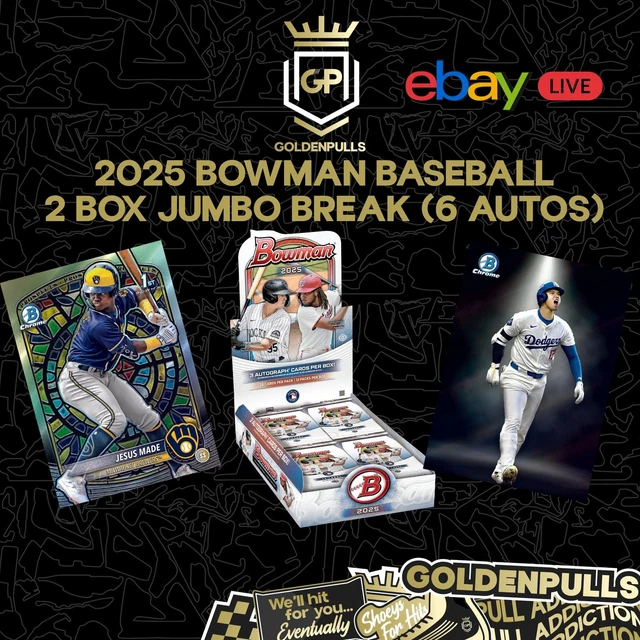 Miami Marlins 2025 Bowman Baseball 2 JUMBO Box Break