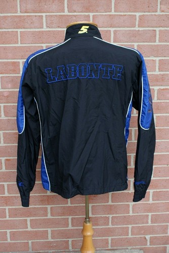 CHASE AUTHENTICS TERRY LABONTE Racing JACKET BLACK/ BLUE YOUTH SIZE L (14/16) - Picture 3 of 5