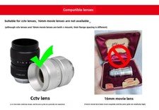 C-NEX Adapter - CCTV Camera Lens C-Mount to Sony E-Mount