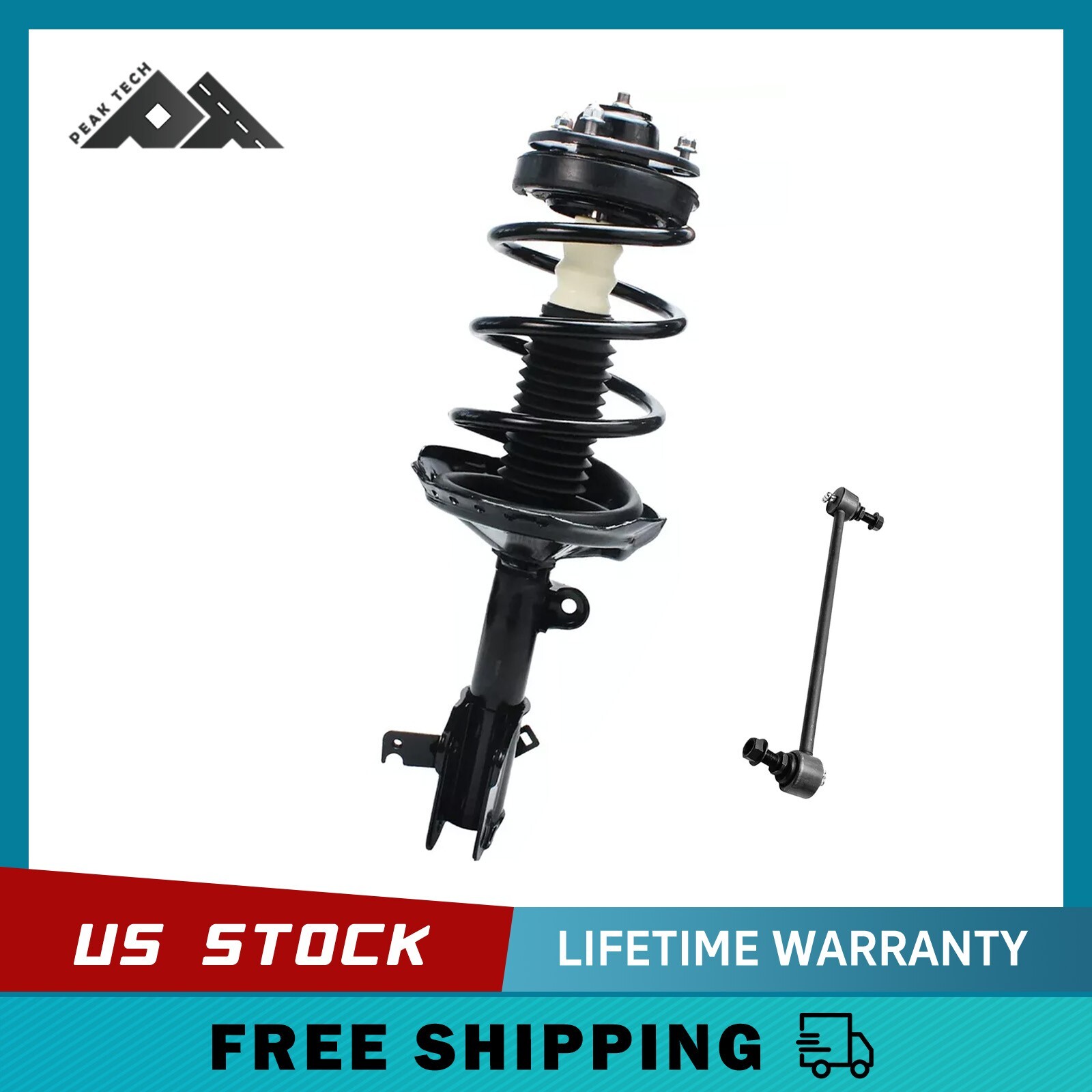 2005-2007 Honda Odyssey Front Right Strut & Sway Bar Kit 1+1 Set