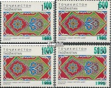 tadjikistan 58-61 (complète edition) neuf avec gomme originale 1995 émision de s