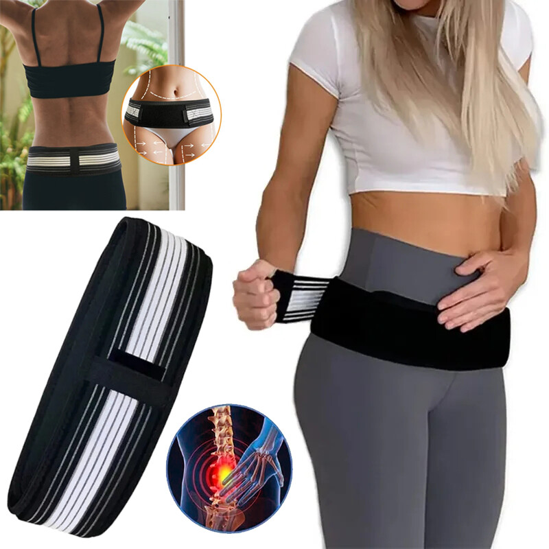 DAlNELY™ BELT Lower Back Pelvic Support Belt Sciatica Lumbar Pain Reliefe  Back