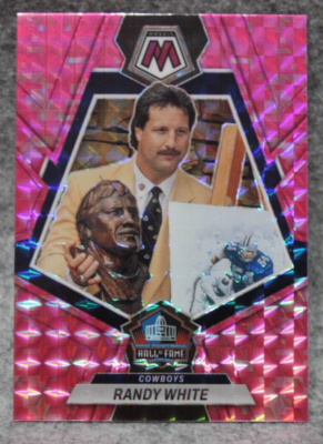 2023 Panini Mosaic Randy White Pink Camo Prizm Hall of Fame #276 