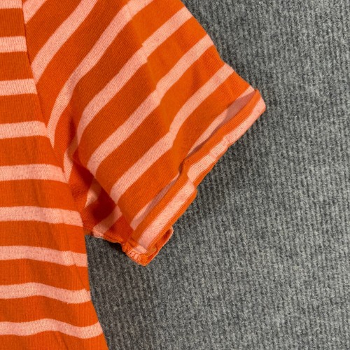 Scotch & Soda Shirt Womens 14 Orange Pink Top Striped Nautical Sailor Ladies - Picture 4 of 12