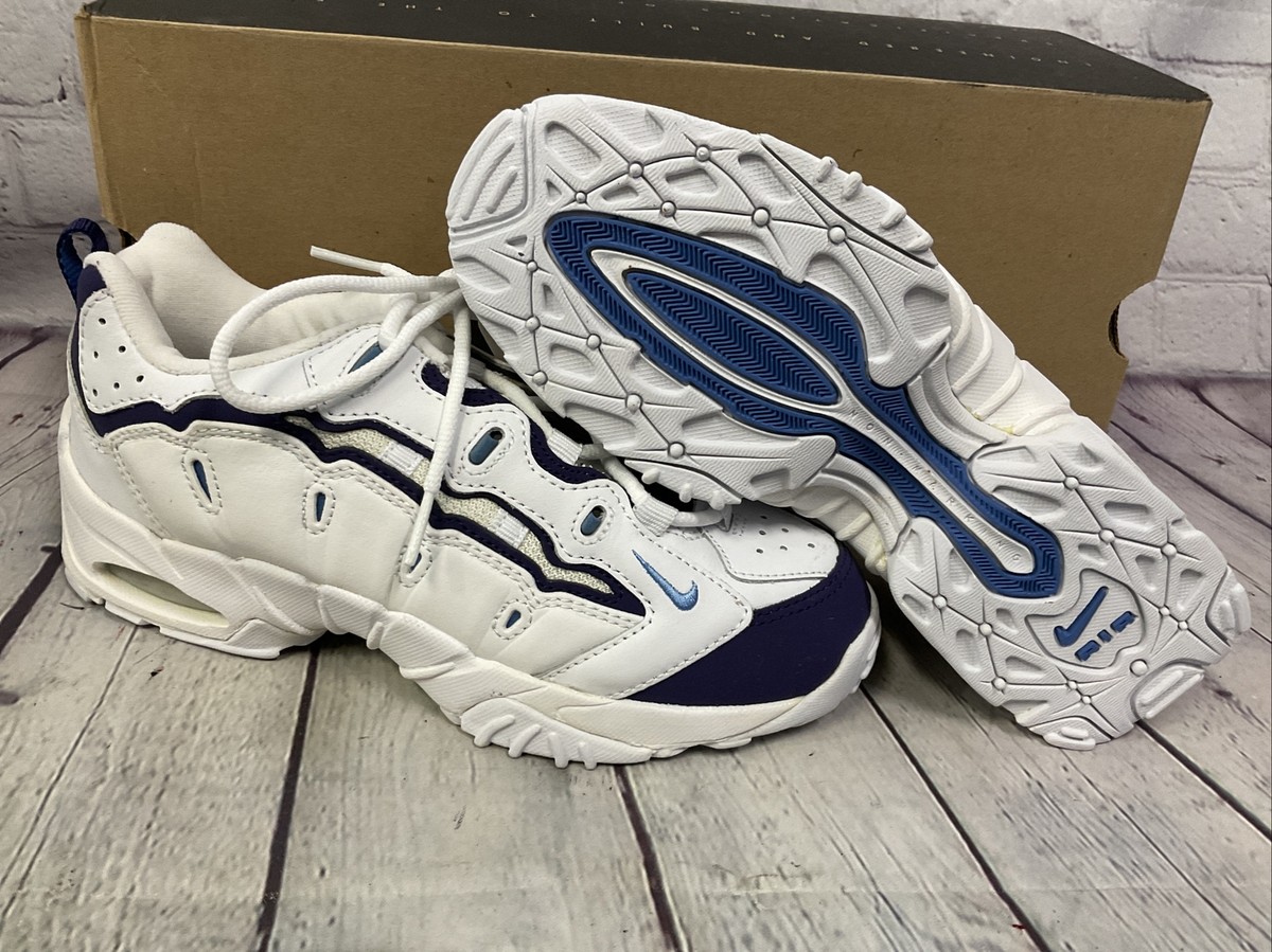 Nike Air Trainer Structure Youth Athletic Shoes Size 6 White Blue 