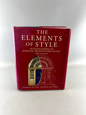 The Elements of Style by Stephen Calloway hardback Free p&p