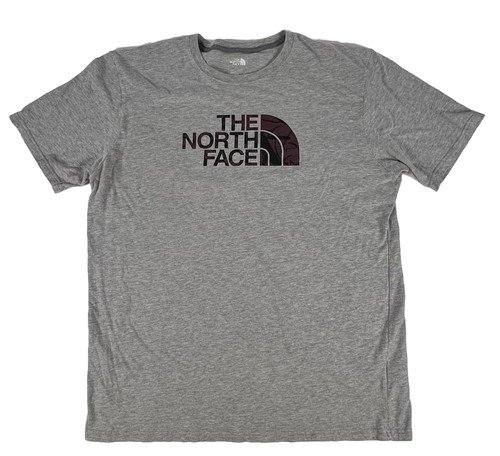 The North Face Half Dome Logo T Shirt Mens XL Gray Graphic Tee Casual Athleisure