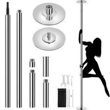 45 mm Tanzstange 225 - 274,5 cm Pole Dance Stange Höhenverstellbare Strip Stange
