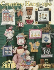 Country Hang-ups Counted Cross Stitch Pattern Leaflet 13 designs