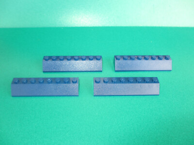 Lego 4 x Dachstein Schrägstein dunkelblau  2x8 4445 Slope 45°  (110624E)