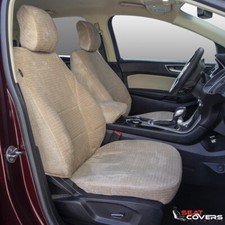Seat Covers For 2016-2019 Ford Escape Front Set Tan Madrid Custom Fit
