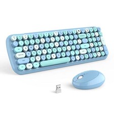 MOFII Wireless Keyboard and Mouse Combo Compact 2.4G USB Full Size Wireless M...