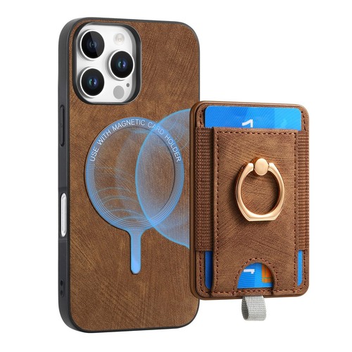 Fashion Magsafe Card Slot Leather Phone Case For iPhone 16 Pro Max 15 Plus 12 XR - Bild 68 von 95