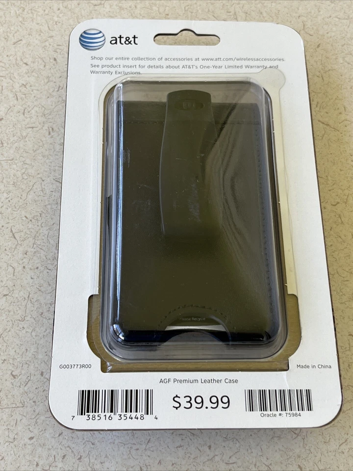 AGF (AT&T) Funda/Funda Universal Premium Cuero Genuino Teléfono para Blackberry Foto 2 de 2