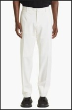 Dolce&Gabbana Regular Fit Stretch Wool Blend Tuxedo Pants US36/L EU52 NATURAL