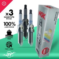 3 NGK ILKAR7J7G Iridium SparkPlugs For DACIA LOGAN, SANDERO RENAULT CLIO CAPTURE