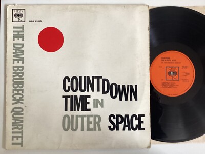 DAVE BRUBECK COUNTDOWN Time in outer space VINYL LP CBS SOLID ORANGE U.K ISSUE 9
