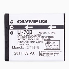 Genuine Original Olympus Li-70B Li70B Battery for Olympus VG-110 VG-120 VG-130