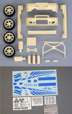 Hobby Design 1/24 (Cwest) R34 Detail-up Parts For Tamiya kit #24210