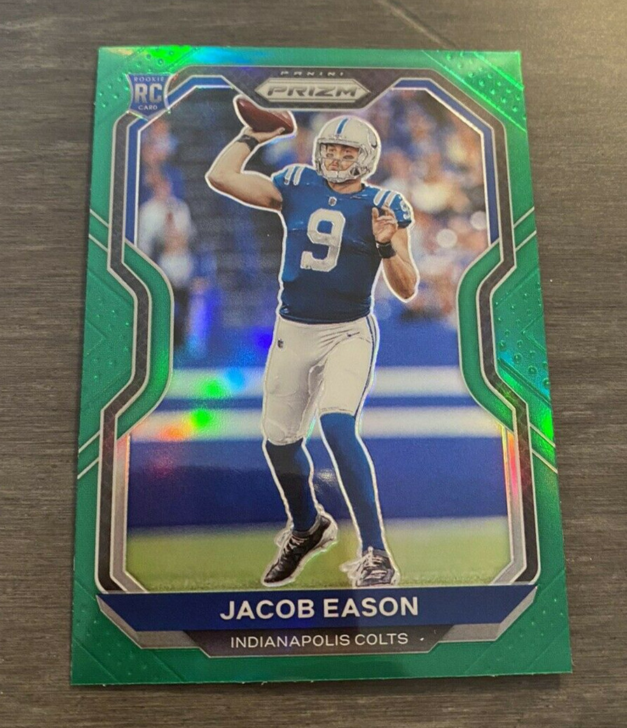 Jacob Eason - 2020 Prizm Football Green #331 - Rookie