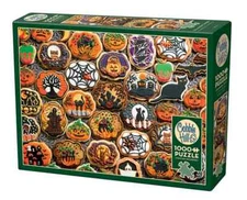 Halloween Cookies 1000 Piece Jigsaw Puzzle Cobble Hill New