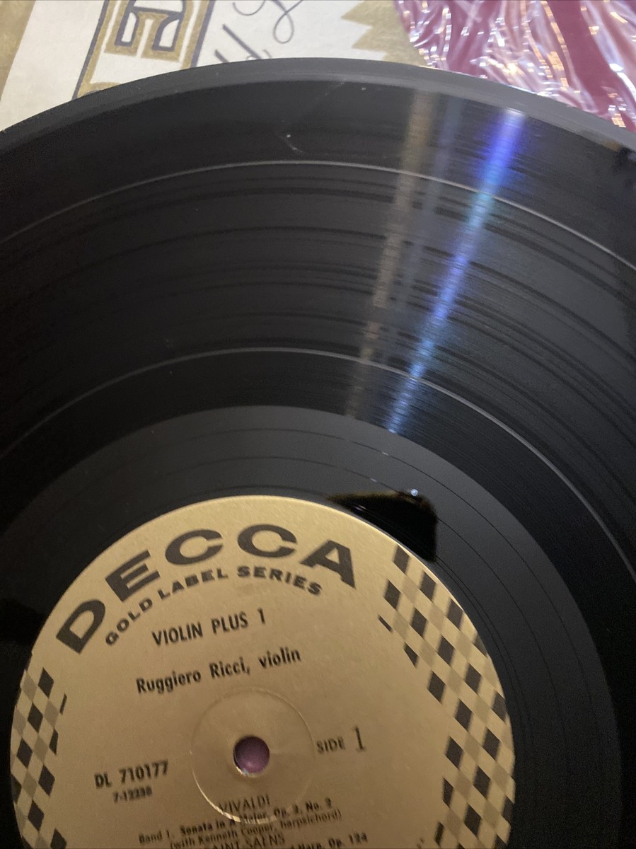 RUGGIERO RICCI -VIOLIN PLUS 1 DeccaGOLD LABEL DL 71077 SAMPLE COPY