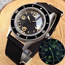 40mm Tandorio Watch For Men NH35A Automatic 200m WR Luminous Bezel Roman numeral