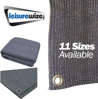Breathable Caravan Awning Carpet Tent Groundsheet Garden Anthracite in -11  Sizes UK