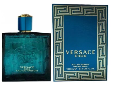 Versace Eros by Versace 3.4 Oz Eau De Parfum Natural Spray Mens New & Sealed