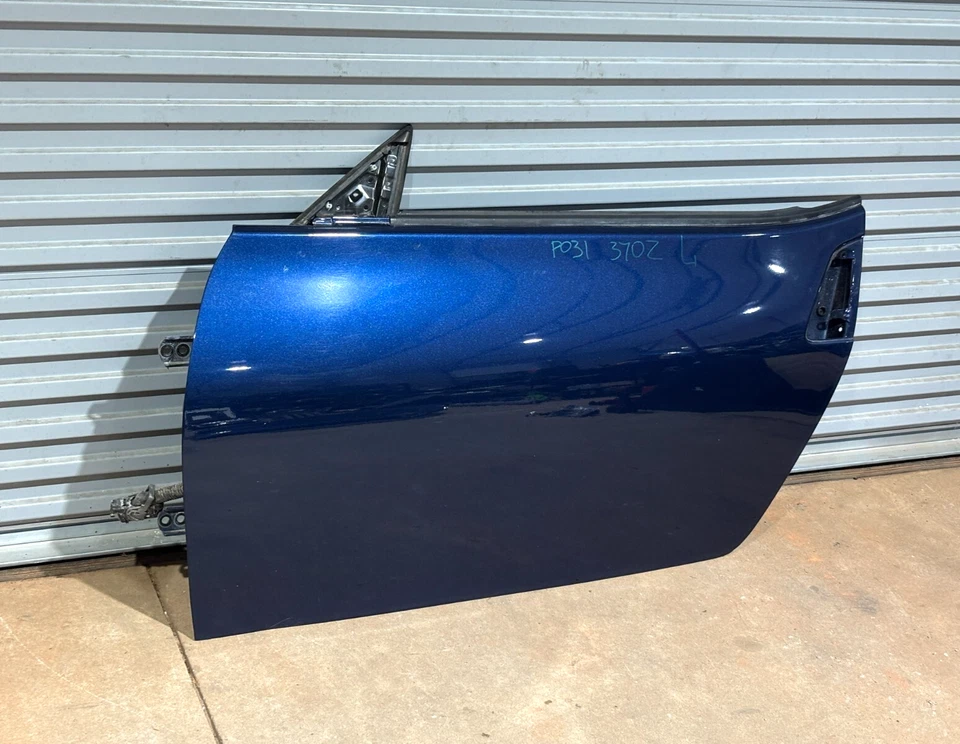 2009-2020 Nissan 370z Driver Left Side Door Shell Blue PO31 OEM - Изображение 2 из 4