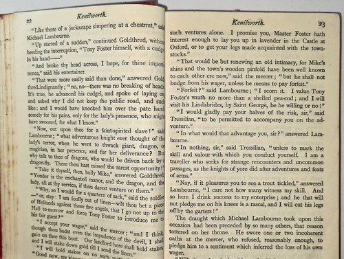 Kenilworth by Sir Walter Scott Antique Hardback Old Book T Nelson & Sons - Picture 6 of 8