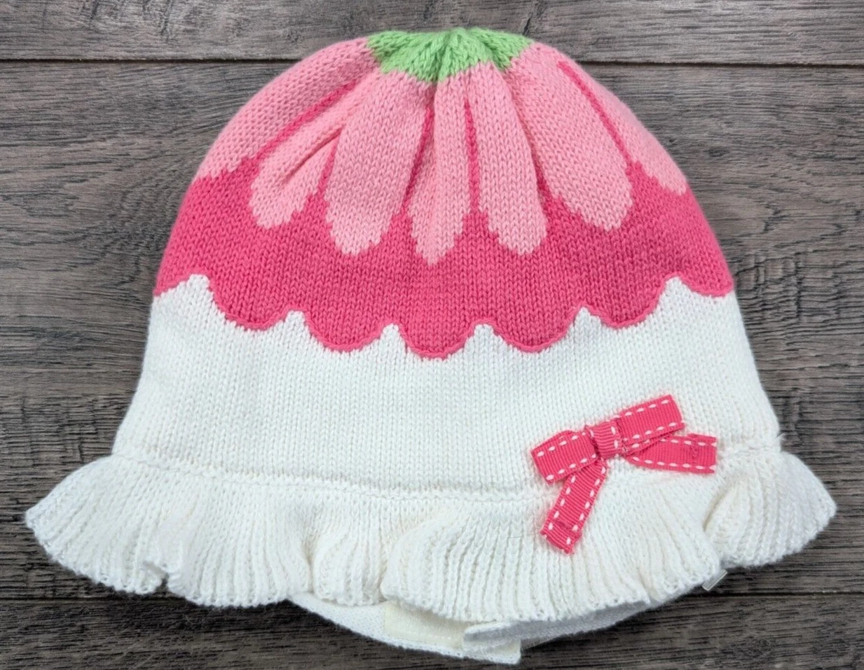 Baby Girl Clothes New Gymboree 3-6 Month Turtle & Friends Knit Hat