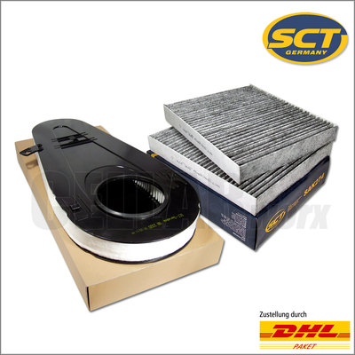 BMW 5er F10 F11 Diesel Innenraumfilter Pollenfilter Aktivkohle, Motor-Luftfilter