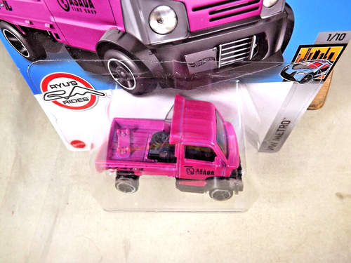 2022 Hot Wheels #5 HW Metro 1/10 MIGHTY K Pink w/Black OH5 Spoke Chrome Rims - Picture 3 of 5
