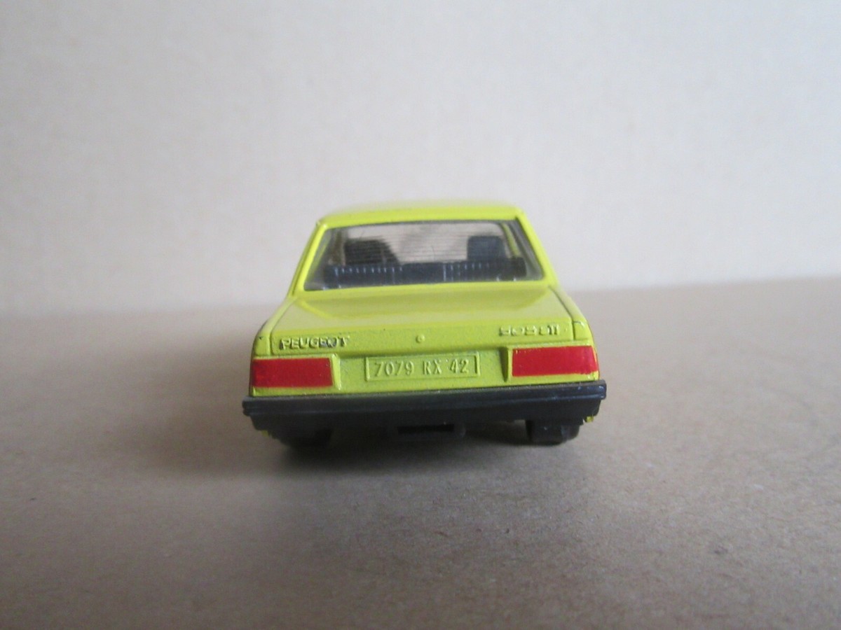 1/43 PEUGEOT 505 DININ DEDICACES JP BELTOISE & MISS FRANCE 1985 JET CAR NOREV