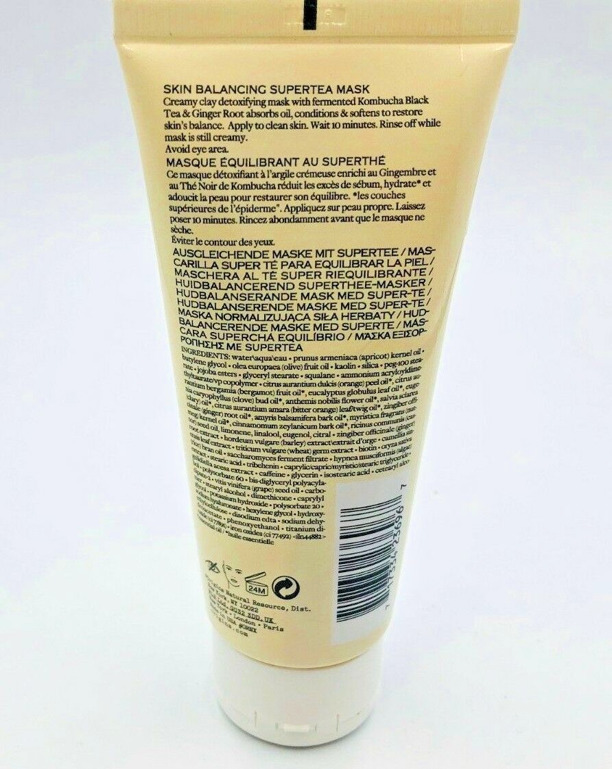 Origins Ginger Kombucha Skin Balancing SuperTea Mask 3.4 oz / 100 ml New 
