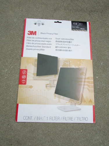 3M Black Privacy Filter For 17" Monitor PF170C4B New Matte Anti-Glare