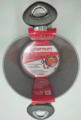 Aeternum Madame Petravera 3L Topf Aluminium induktionsgeeignet 20 cm Metall Grau - Bild 1 von 4