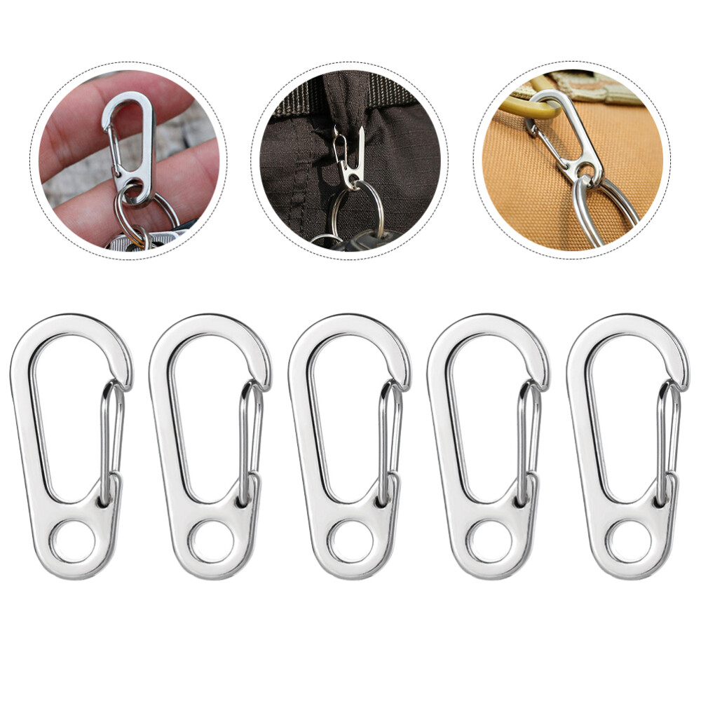 10Pcs Key Chains Camping Carabiner Carabiner Keyring Carabiner Hook Buckle