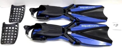 Beuchat Aquabionic Warp 1 Adjustable Open Heel Diving Fins-Size S -M US 6/8