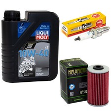 Öl 1L Inspektion für Daelim SQ 125 Freewing S2 2005-2011 Set Ölfilter Zündkerze