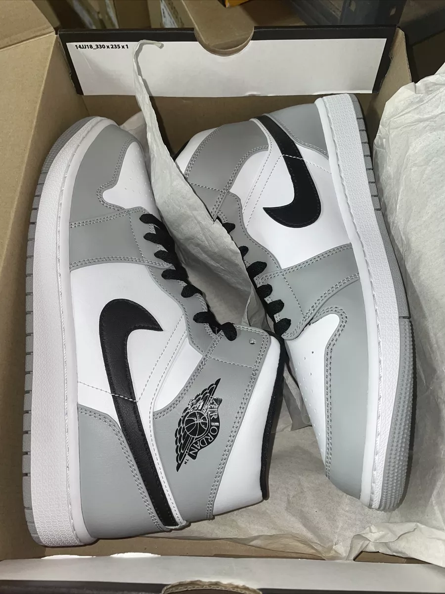 Air Jordan 1 Mid Light Smoke Grey 554724-092