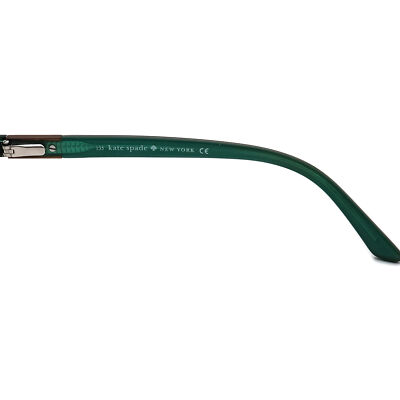 Kate Spade Women\'s Eyeglasses Alaine 0DC7 Tortoise‎ Aqua Oval Frame 51[]16 135 Kate Spade Eyeglasses Alaine 0DC7 Brown Tortoise/Green Oval  main image 3